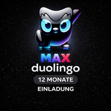 Duolingo MAX   12 Monate Einladung | Familien...