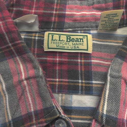 Vintage LL Bean Herren Hemd XXL 2XL Tall Tartan Karo Made In USA Camp Arbeit - Bild 8 von 11