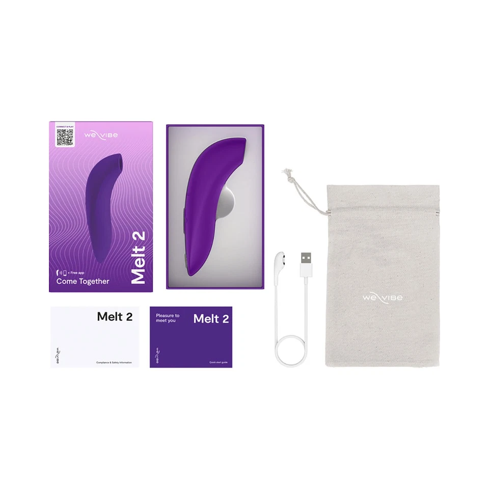 We-Vibe Melt 2 Pleasure Air Clit Stim púrpura Foto 4 de 4