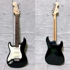 Squier Standard Stratocaster Left Handed Electric Guitar Black w/ Case