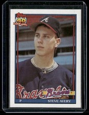 1991 Topps #227 Steve Avery