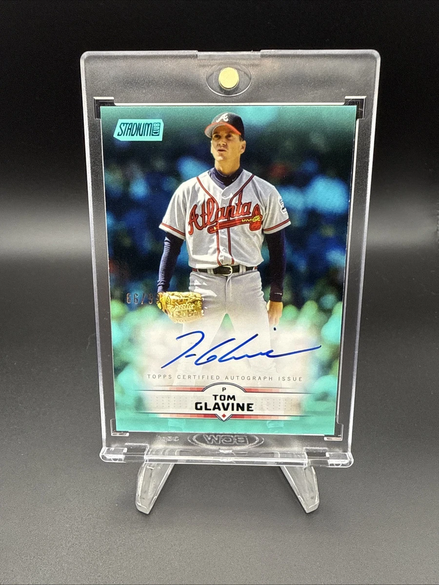 グラビン　直筆サイン Tom Glavine 直筆サイン 2025topps Stadium Club 【公式通販】