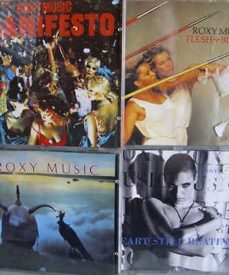 Roxy Music/ Bryan Ferry- 4-CD-Sammlung- alles alte EG/VIRGIN UK (EGCD)
