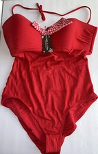 Matilda Jane Poolside Party Red One-Piece Swimsuit Size XL NWT