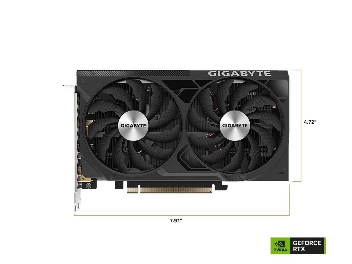 GIGABYTE GeForce RTX 4060 Ti OC 8GB GDDR6 Graphics Card 2X