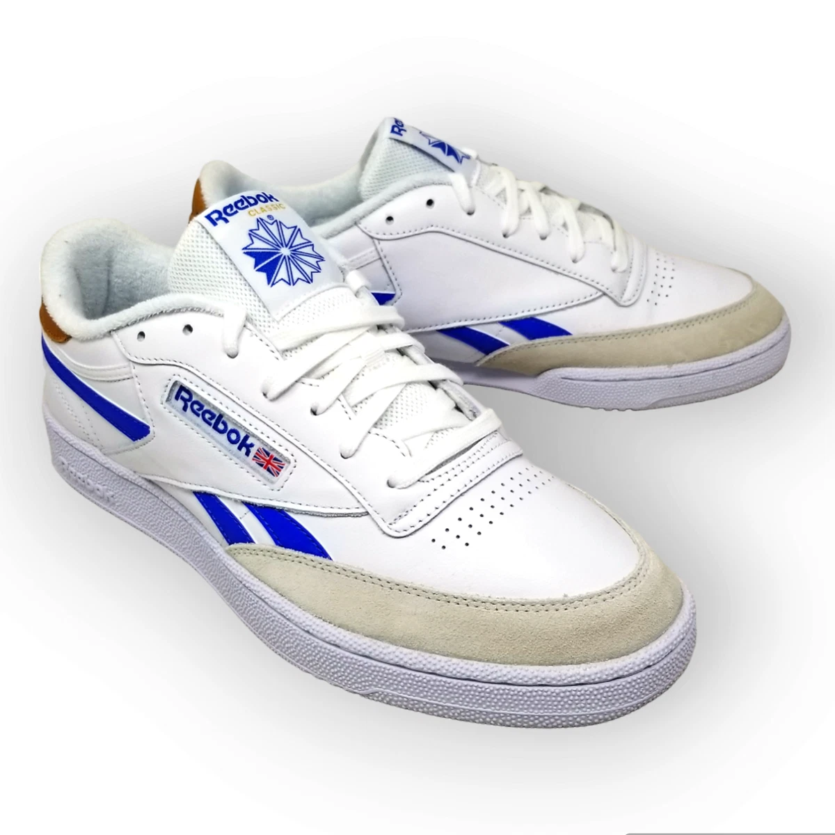 Blue/White | - REVENGE CLUB Reebok C FY9419 eBay Tennis 9 Shoes Size White/Court Men\'s