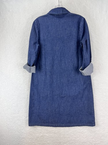 anne klein denim shirt dress