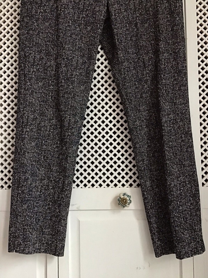 Jigsaw Trousers, Grey/Charcoal, Size 12 eBay