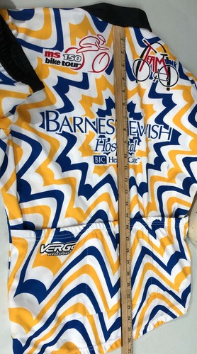 Verge Barnes Jewish St. Louis MS150 Bike Tour Medium Club 3 Cycling Jersey - Picture 11 of 11
