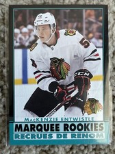 MacKenzie Entwistle 2020-21 O-Pee-Chee Marquee Rookies RC #646 Black Border /100
