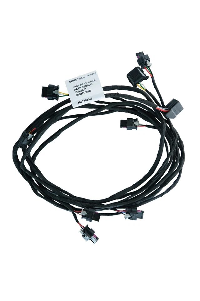 Audi A6 2012- Rear Bumper Parking Sensor Wiring Harness 4G5971085G - Image 2 of 4