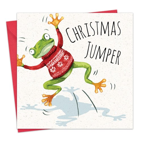 Funny Christmas Wrapping Paper - Frog - 2, 4 or 6 Sheets & Tags - Card Available - Picture 34 of 37