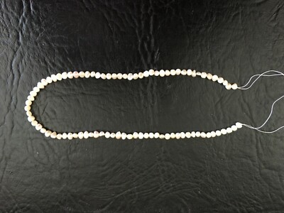 NEW LOT OF 20 STRINGS OF WHITE PEARL 14.5'' LONG