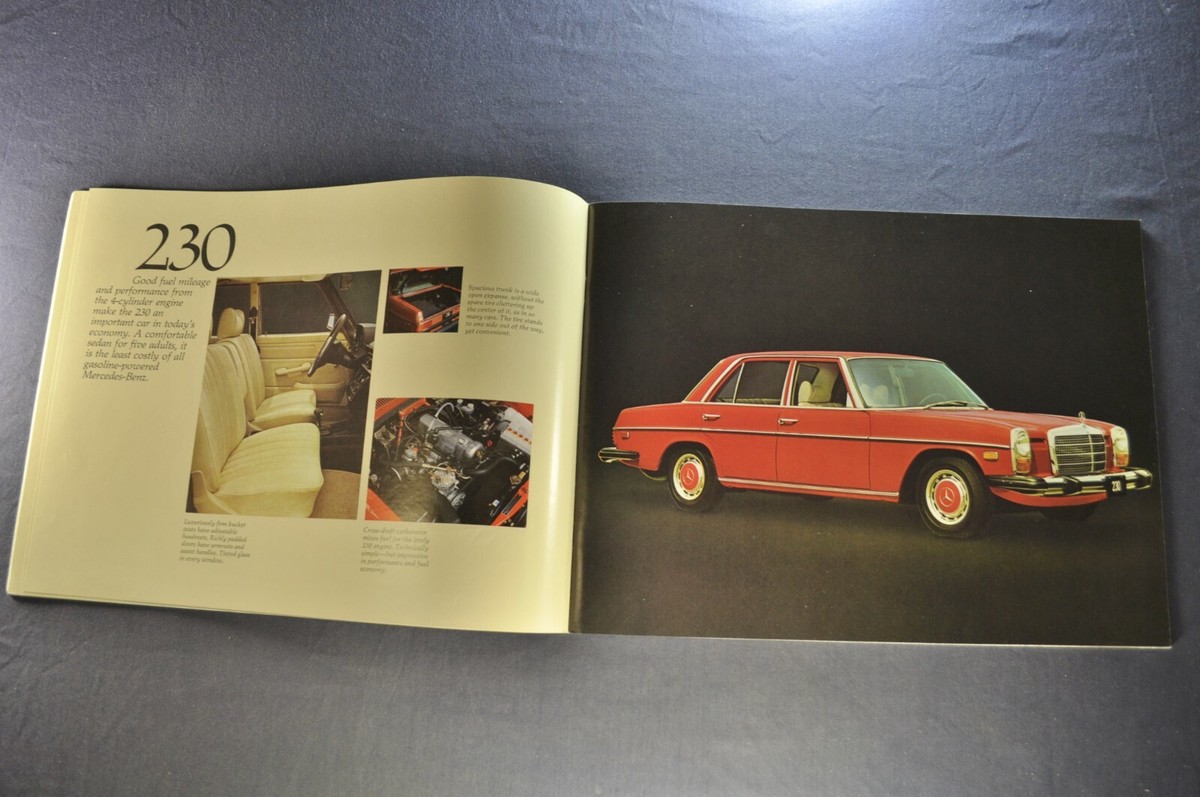 入手困難　Mercedes-Benz カタログ 12冊セット 1976 Mercedes-Benz Large 46pg Brochure 230 240D 280 S C 300D 450