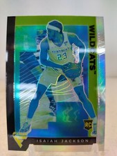 ISAIAH JACKSON SILVER PRIZM 2021-22 Panini Chronicles Draft Picks Flux Lakers RC