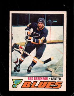 1977-78 O-PEE-CHEE #107 RED BERENSON VGEX BLUES *X107542