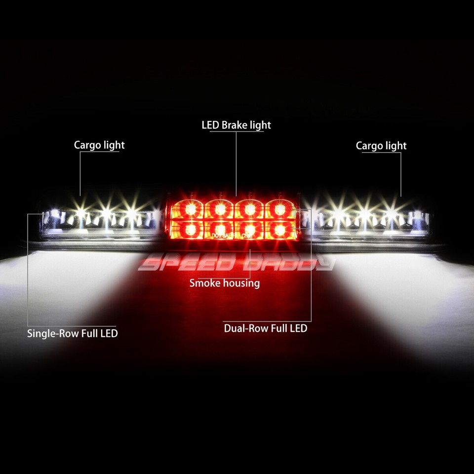 For 99-07 Silverado Sierra Tinted LED Third Brake Light Cargo - Foto 7