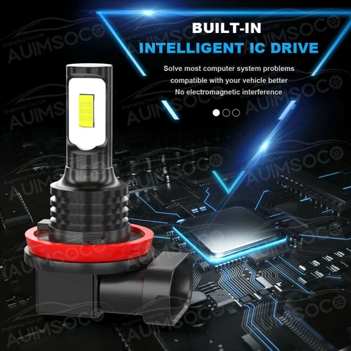Fit Chevy Malibu 2006-2012 6500K Combo LED Headlights + Fog Lights Bulbs Kit 6X - Picture 7 of 12