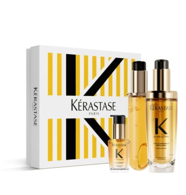 NEW Kerastase Elixir Ultime L'Huile Hair Oil Gift Set Trio Sets