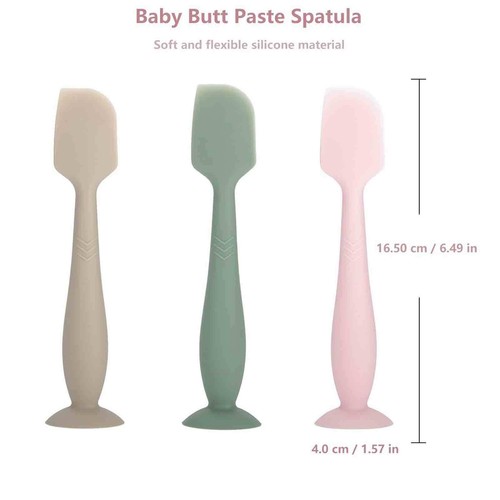 DHinkyoung Baby Diaper Cream Spatula Silicone Nappy Rash Cream Applicator - Picture 10 of 17