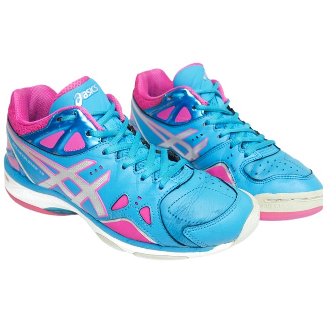 girls asics netball trainers