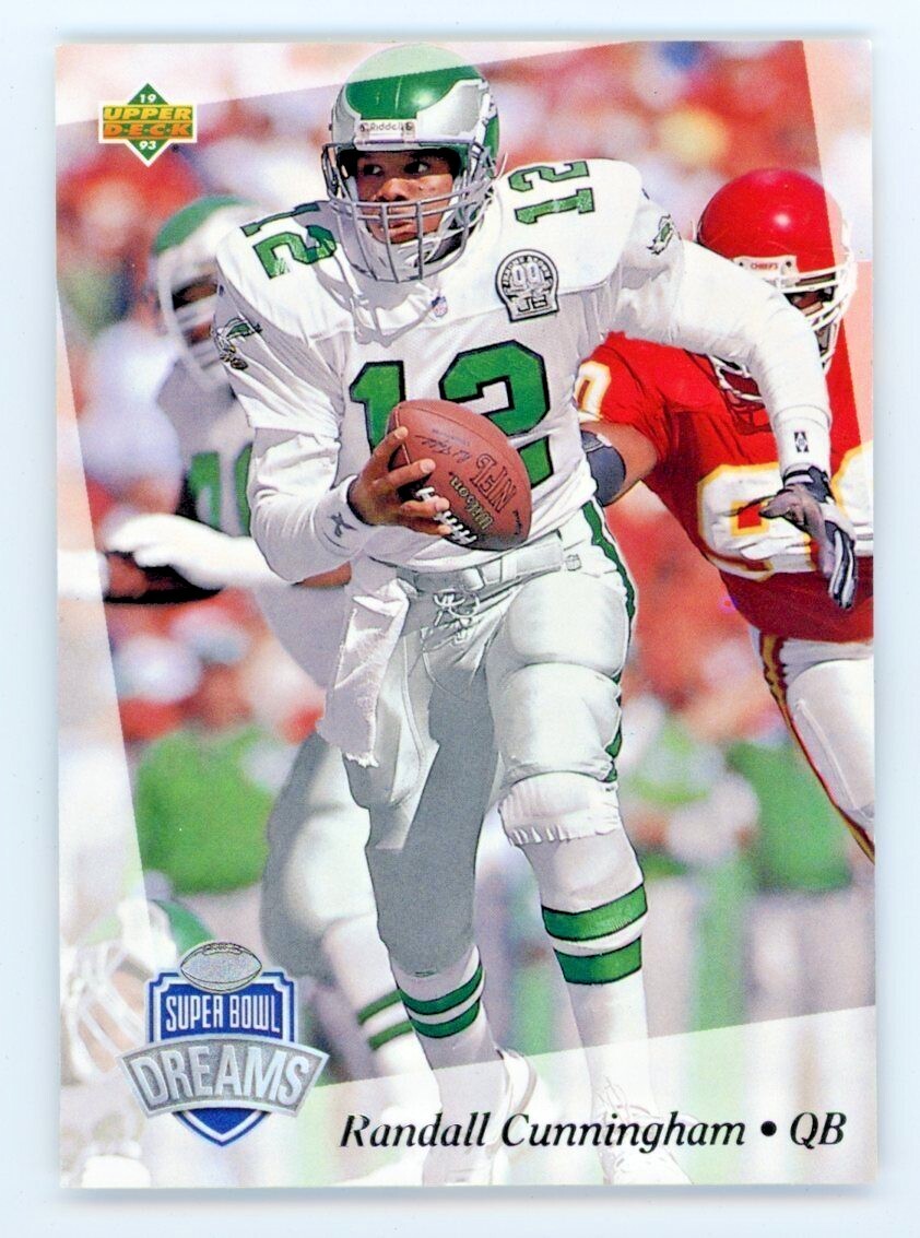 1993 Upper Deck NFL Experience Randall Cunningham Card #43