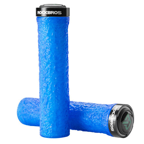 ROCKBROS Bike Handlebar Grips Non-Slip BMX MTB Mountain Bicycle Handle Grips - Picture 16 of 18
