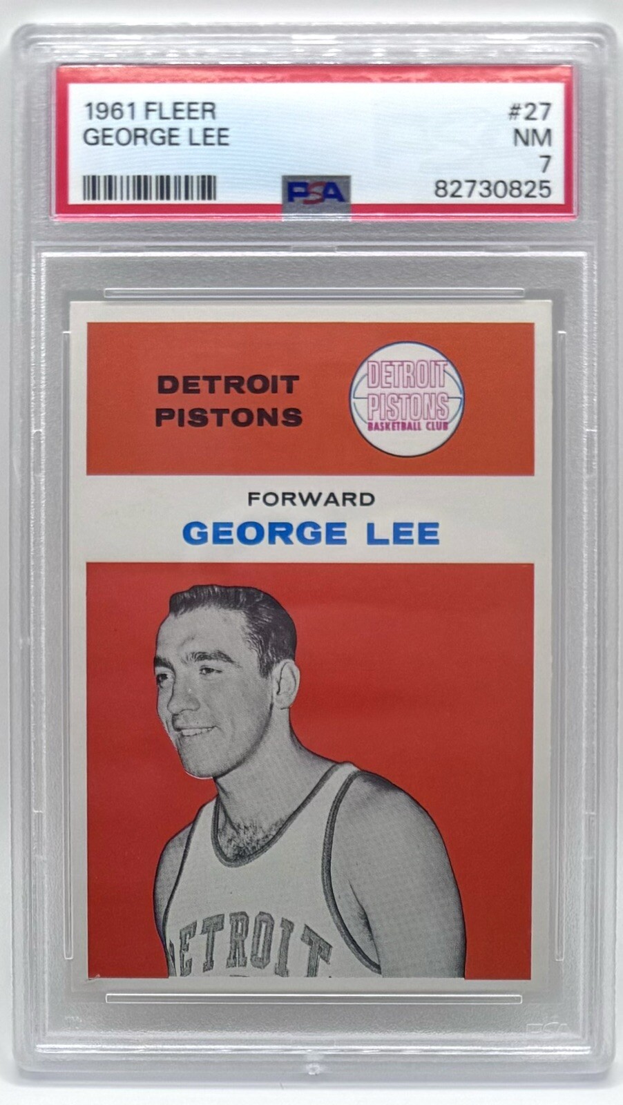 1961 Fleer #27 George Lee PSA 7 NM