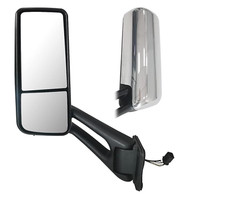 Door Mirror Chrome Driver Side For Peterbilt 579 01-540006 Rh