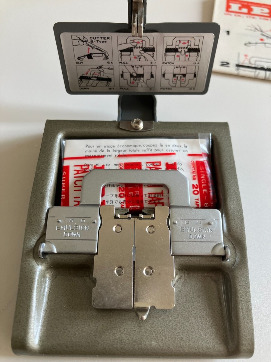 VINTAGE LPL PATCH TAPE SPLICER japan 712E super 8 in hand | eBay