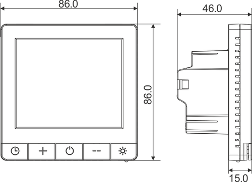 Thermostat WIFI SCHWARZ TUYA SMART Fußbodenheizung Deutsche Bedienungsanleitung - Bild 12 von 24