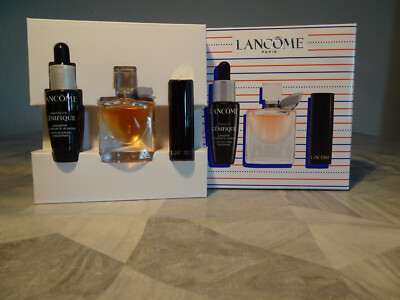 Lancome Set : LA VIE EST BELLE,ADVANCED GÉNIFIQUE,L'ABSOLU ROUGE RUBY CREAM 01