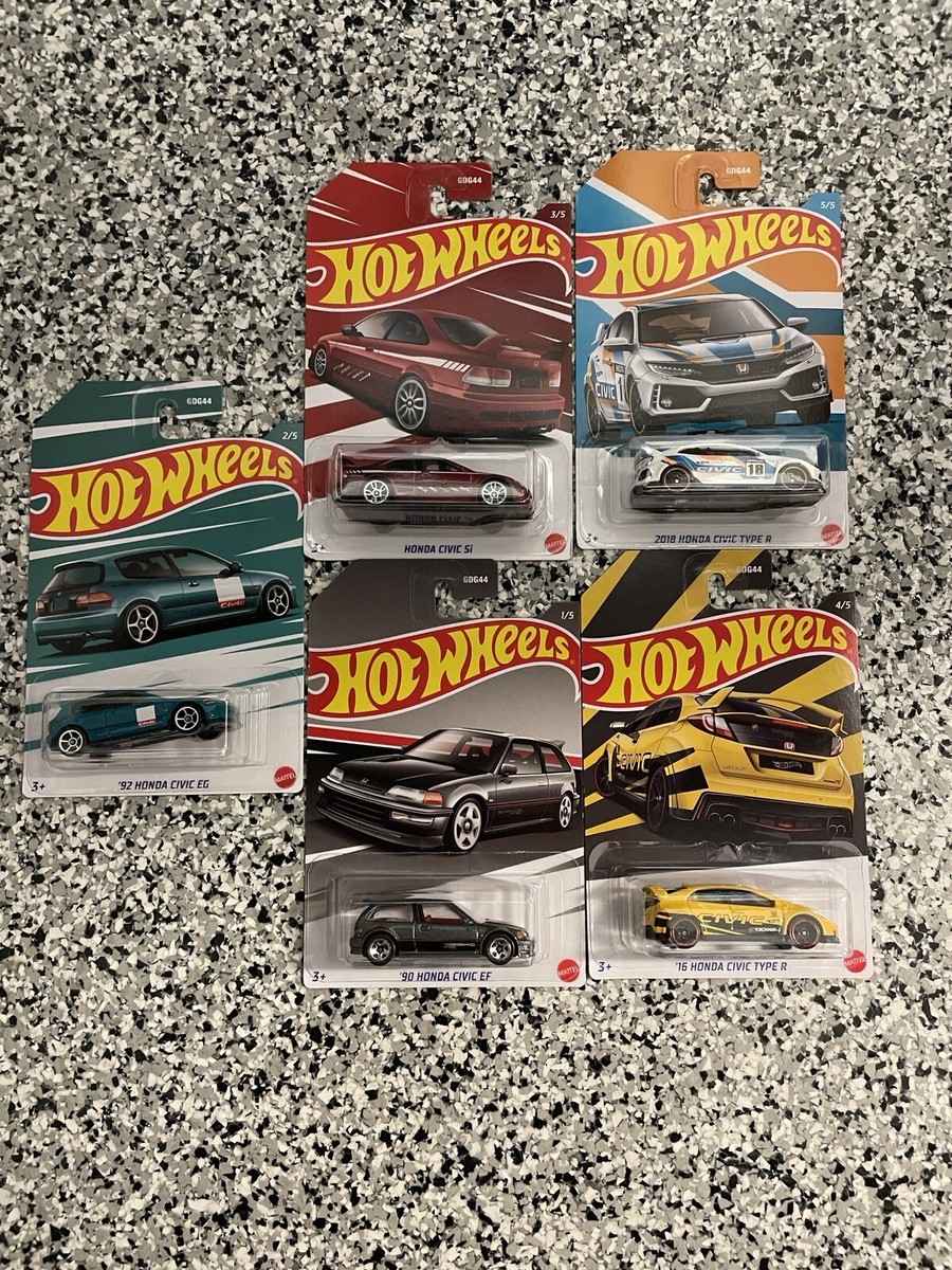 Hot Wheels ホンダ シビック 5セット Hot Wheels Honda Civic Anniversary Set of 5 – Iconic JDM