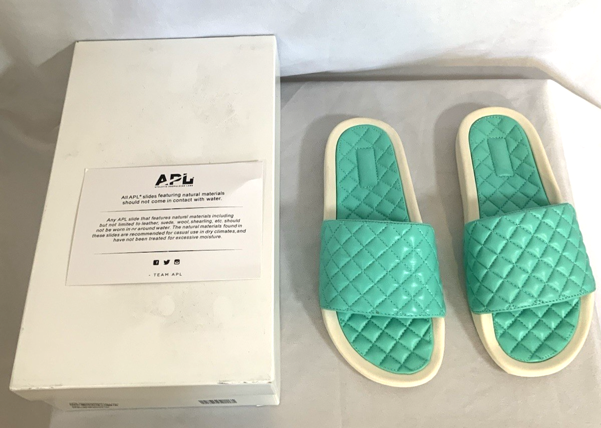 Athletic Propulsion Labs (APL) Lusso Slides, Ivory Color, size 11, never used NIB | APL Athletic Propulsion Labs | Men main image 2
