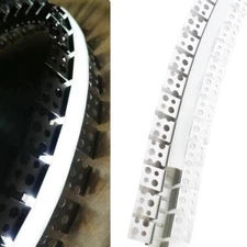2pk 10ft Flexible Aluminum channel Mud-in for 6mm 8mm 10mm LED strip tape light