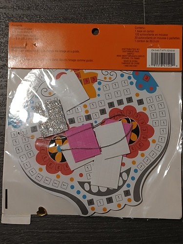 Kit Artesanal Creatología Halloween Día de los Muertos Azúcar Calavera Espuma Mosíaco-Nuevo - Imagen 8 de 10