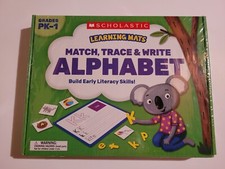 Scholastic Learning Mats Match, Trace  Write the Alphabet