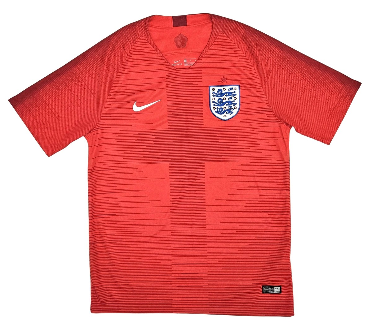 England Nike World Cup 2018 Font Men's Nike Authentic World Cup