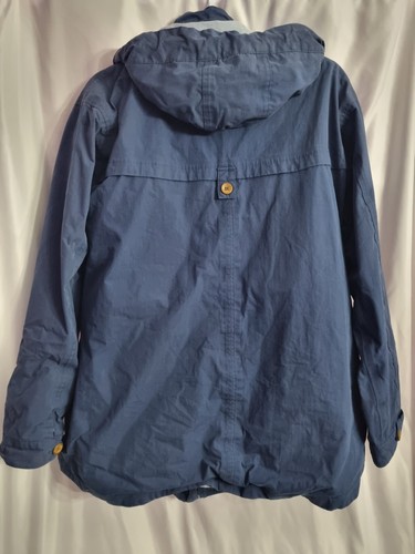 Lighthouse womens outdoor waterproof hooded outdoor jacket size Medium blue - Picture 2 of 9