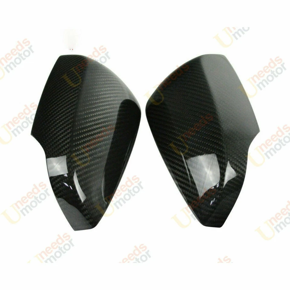 Se adapta a Subaru WRX STI 2015-21 Tapa de tapa de espejo retrovisor de puerta lateral fibra de carbono real Foto 4 de 4