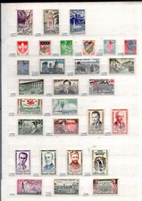 timbres français neufs à l'unité au choix du n°1230 au n°1324 - années 1960/1961