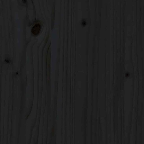 Bedside Cabinets 2 pcs Black 40x34x45 cm Solid Wood Pine vidaXL - Picture 9 of 10