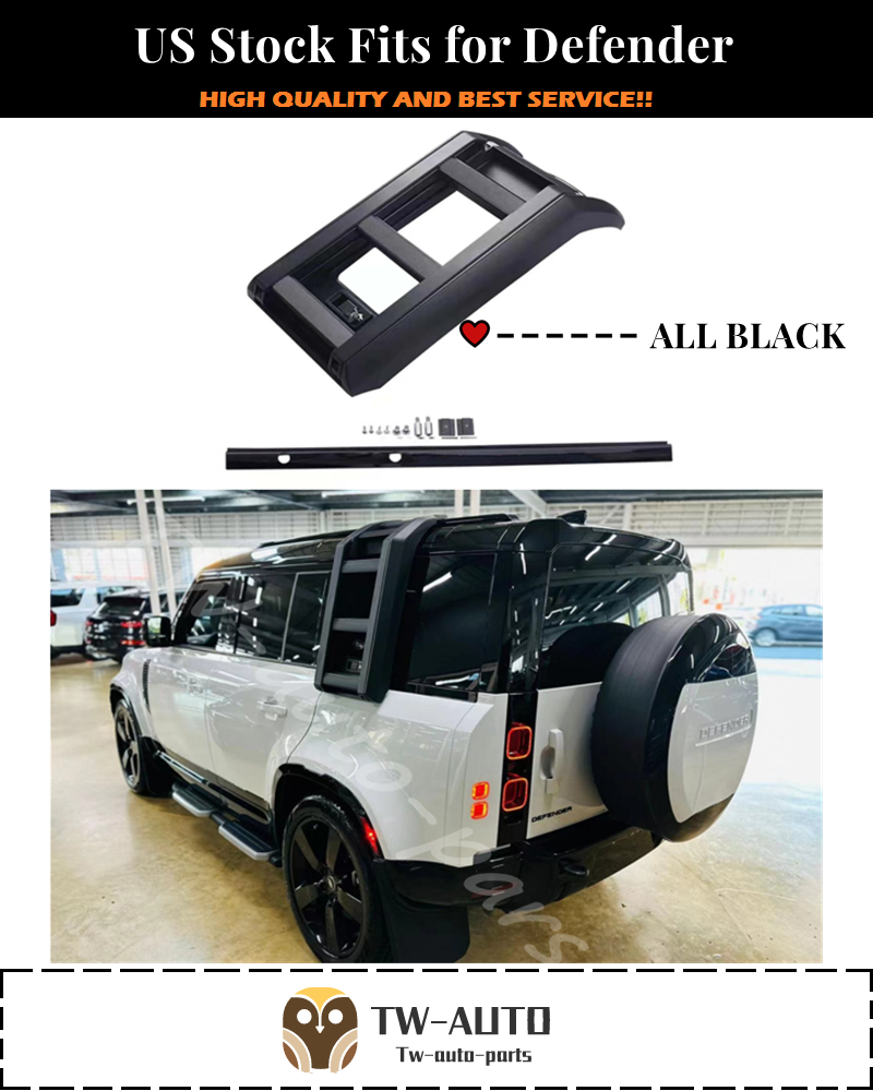 US Stock Fits for Defender 110 90 ALL BLACK 2020-2024 Foldable 