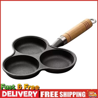 3 Loch Ei Pfannkuchen Steak Pfanne Antihaft Kochen Ei Schinken Pfanne Kuchen Maker Bratpfanne