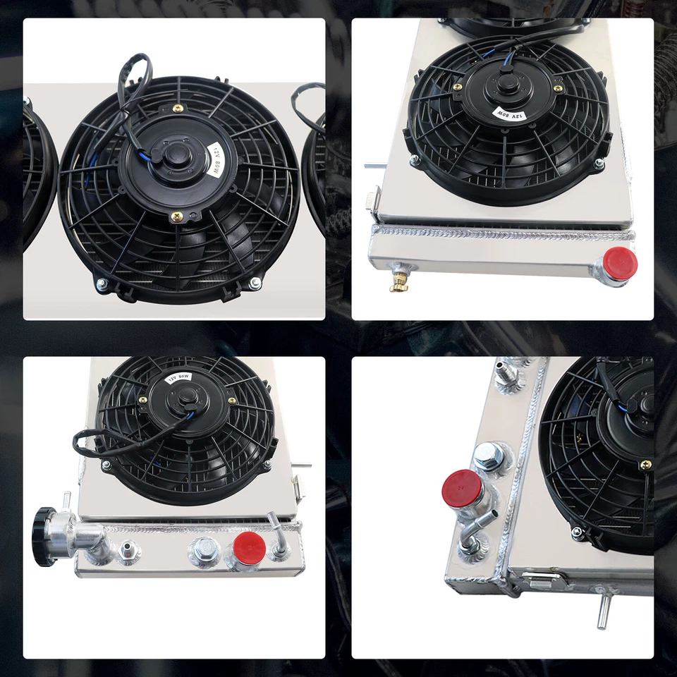 ASI Aluminum Radiator +Shroud Fan+Relay For 1991-2001 Jeep Cherokee XJ Comanche - Изображение 3 из 4