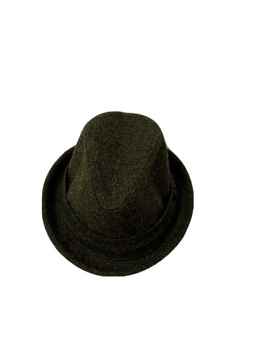Vintage Paul Stuart Fedora Hat Green Felt 6 7/8 Vintage Paul Stuart Fedora Hat Dark Green Felt Brown Band  main image 2