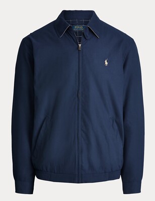 ジャケット・アウター polo ralph lauren swing top navy NWT Polo Ralph Lauren NAVY BLUE Twill Bi Swing Full Zip