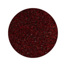 Koeckritz Economy Turf Round Rug - Red & Black Indoor/Outdoor Artificial Grass