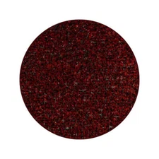 Koeckritz Economy Turf Round Rug - Red & Black Indoor/Outdoor Artificial Grass