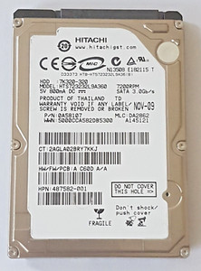 320 GB SATA Hitachi HTS723232L9A360 7200RPM 16MB HDD 2.5" interne Festplatte